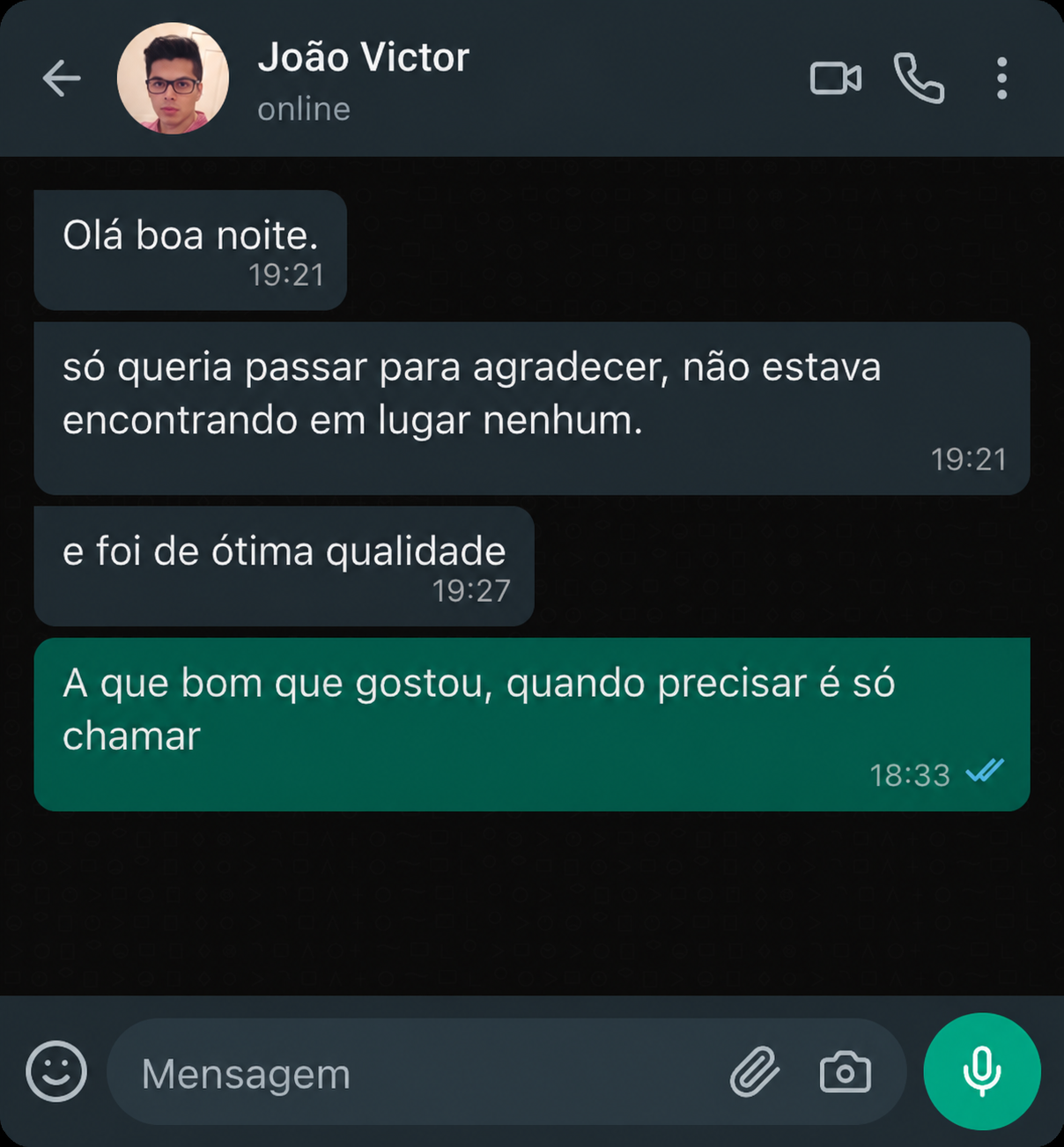 Depoimento - João